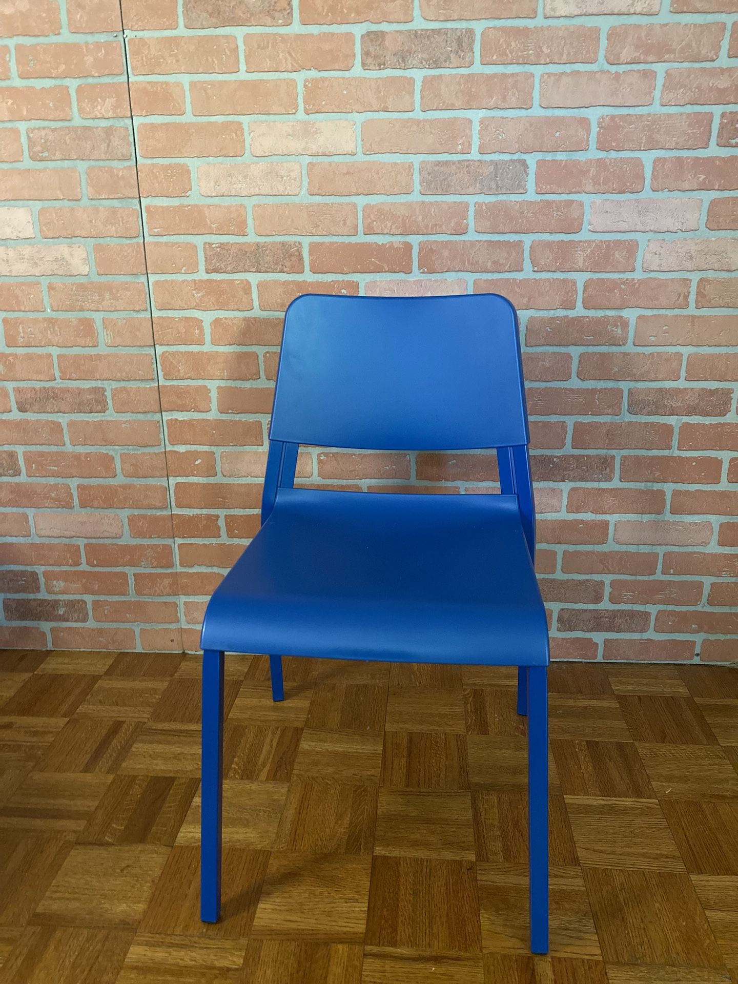 Set Of 4 IKEA Plastic Stackable Chairs