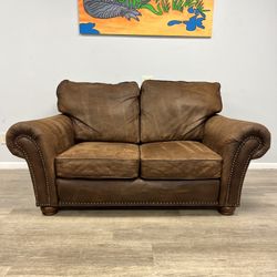 Brown Lane Studded Loveseat
