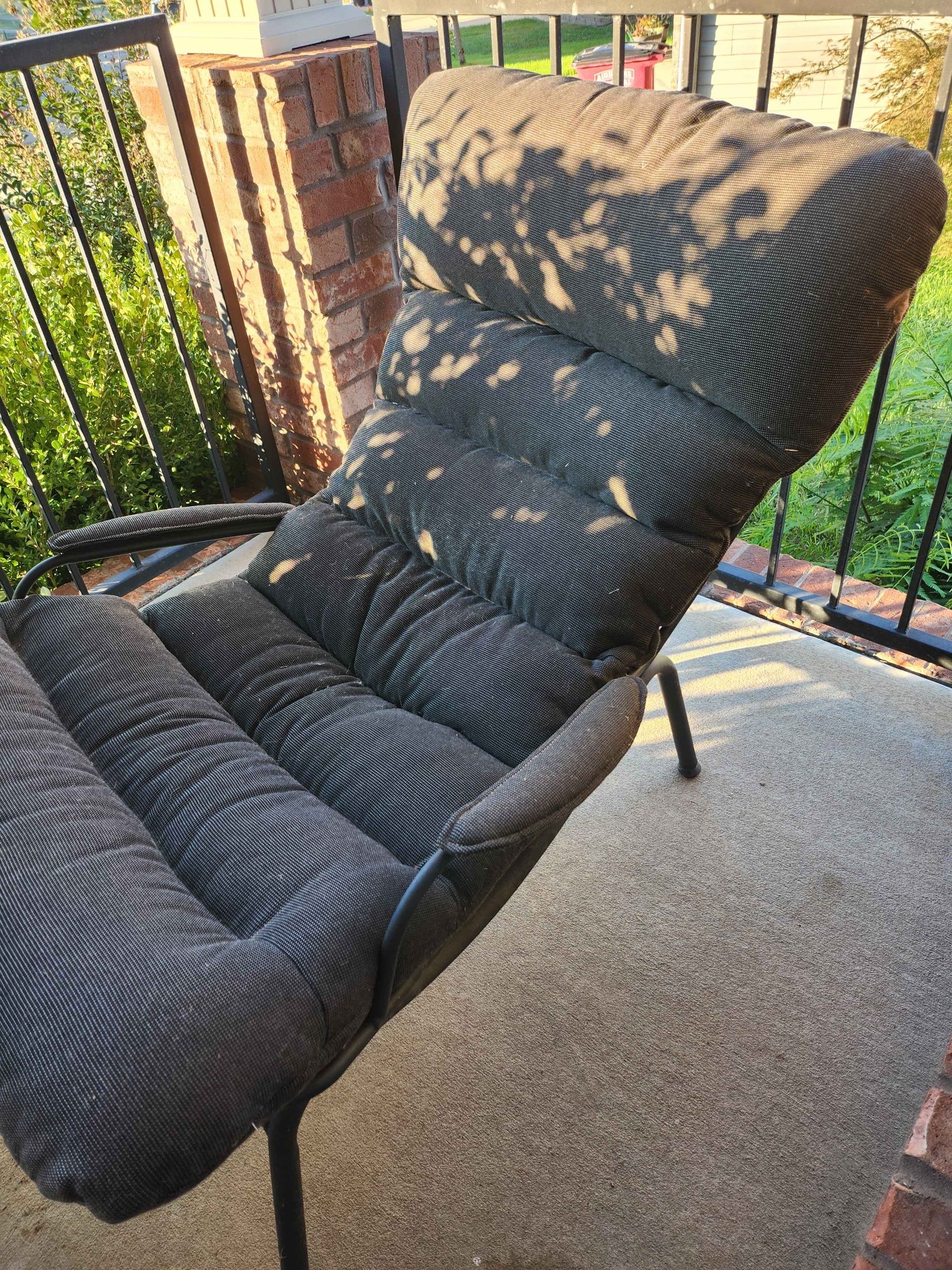 Porch Rocker With Foot Rest