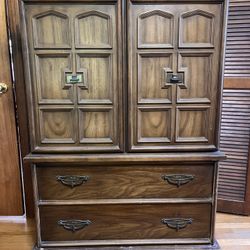 Vintage Bedroom Suite: 3 Piece-2 Dressers and a Nightstand