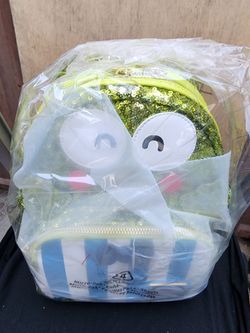 Loungefly Sanrio Keroppi Sequin Cosplay Mini Backpack, NWT Unopened