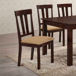 Topeka Brown Cherry Side Chair (Set of 6)