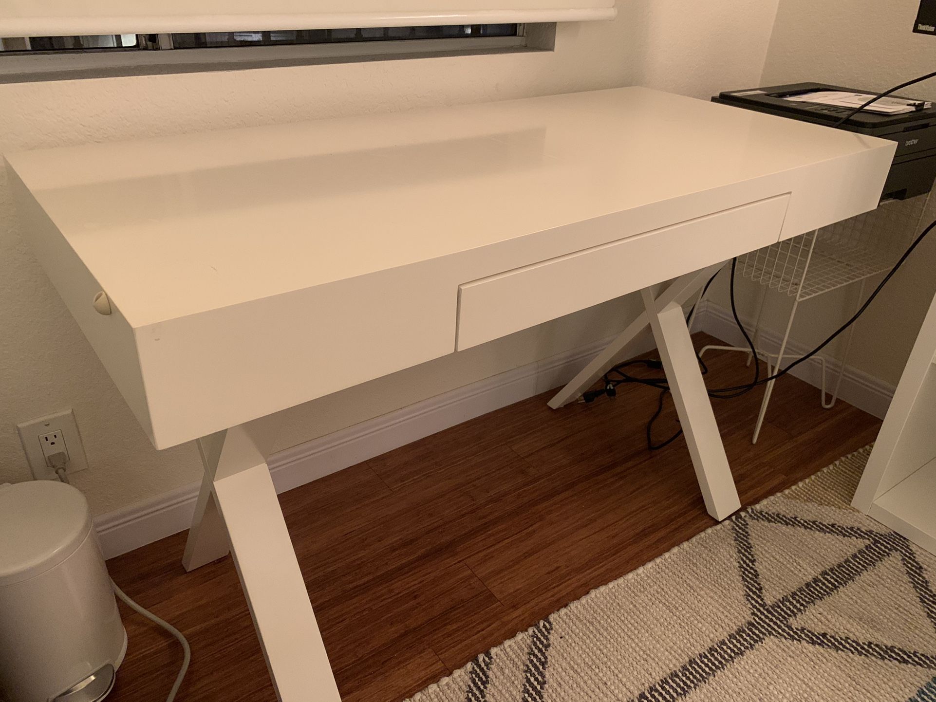Small White Desk