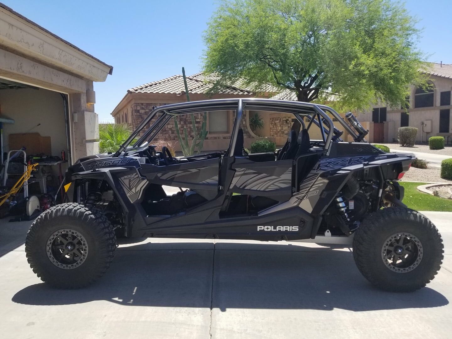 RZR XP4 Turbo/1000 2014-2018 ROLL CAGE,roof,tabs,100% quality DOM tubing. CAGE NOT CAR