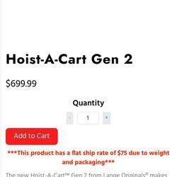 Hoist A Cart-Gen 2 Brand New