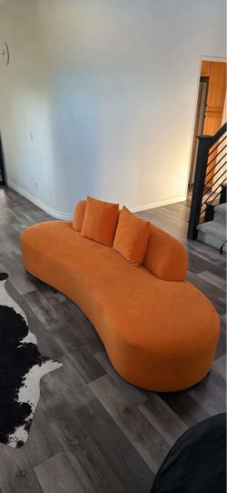Orange couch