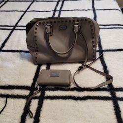 Authentic Michael Kors Purse With Matching Wallet