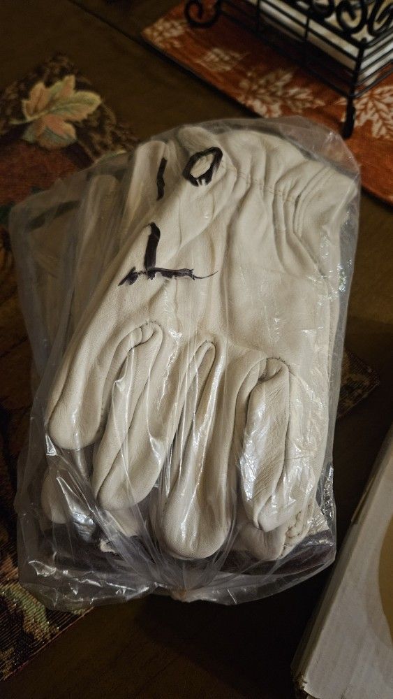 Brand New Leather Work Gloves