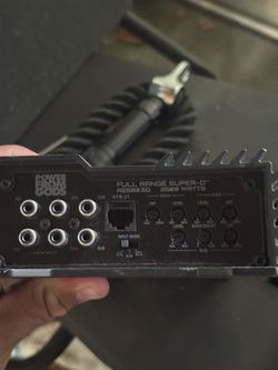 Subwoofer and amps