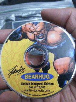 Stan Lee Bearhug #1of 10,000 Mini-CD