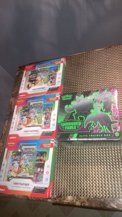 Pokémon TCG Bundle – First Partner Collection x3 & Shrouded Fable ETB
