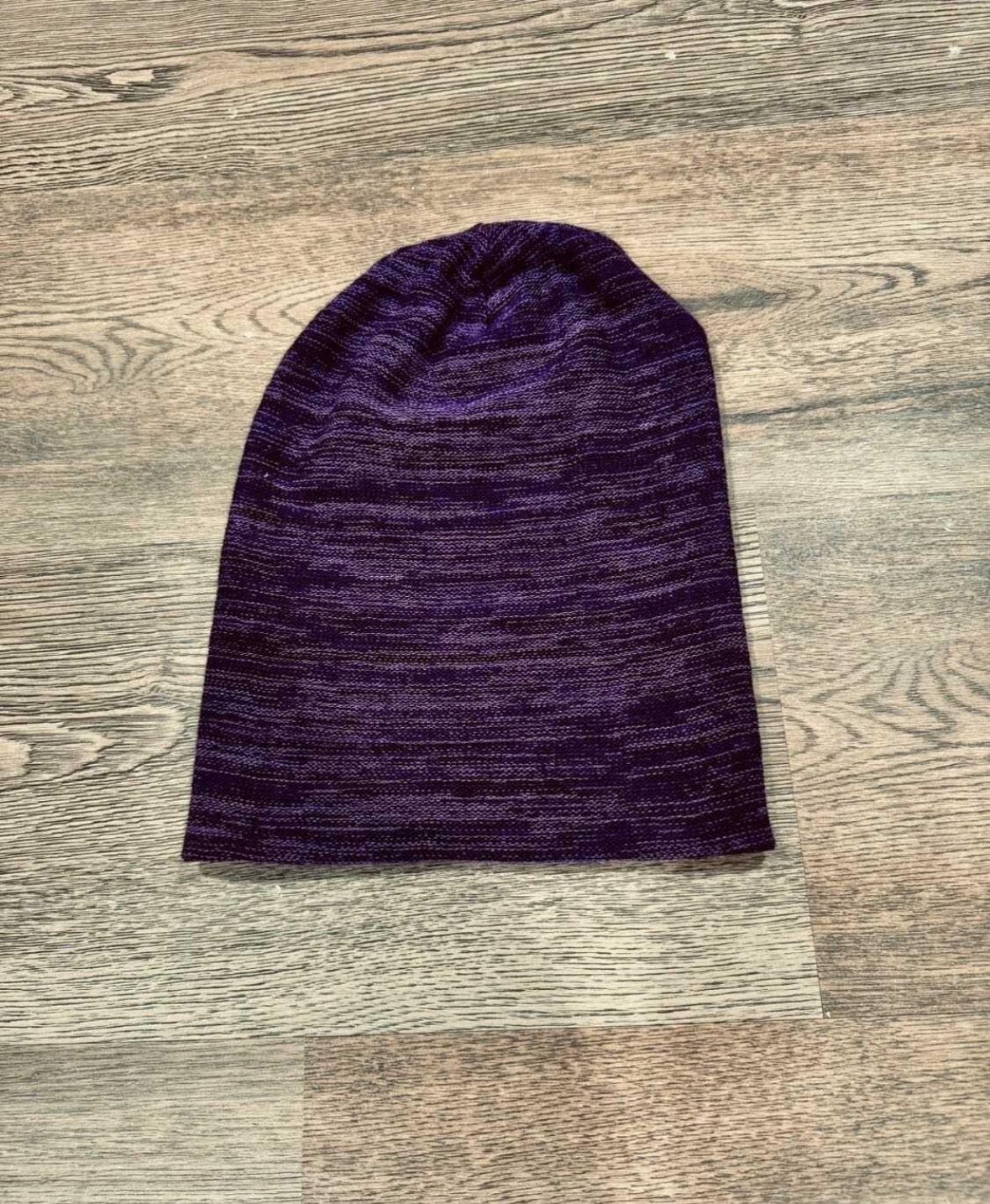 Purple Oversized Slouchy Beanie