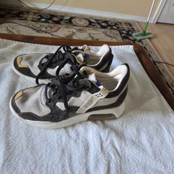 Air Jordan MA2 "Earth Tone" sneakers in a Sail, Black, White, and Velvet Brown colorway. 