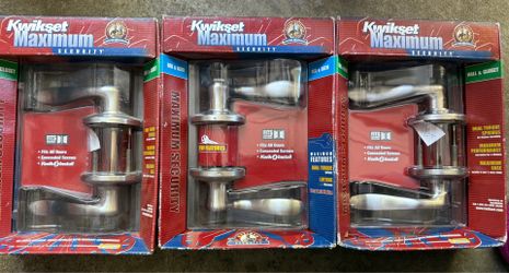 Kwikset Maximum Security Door Knobs