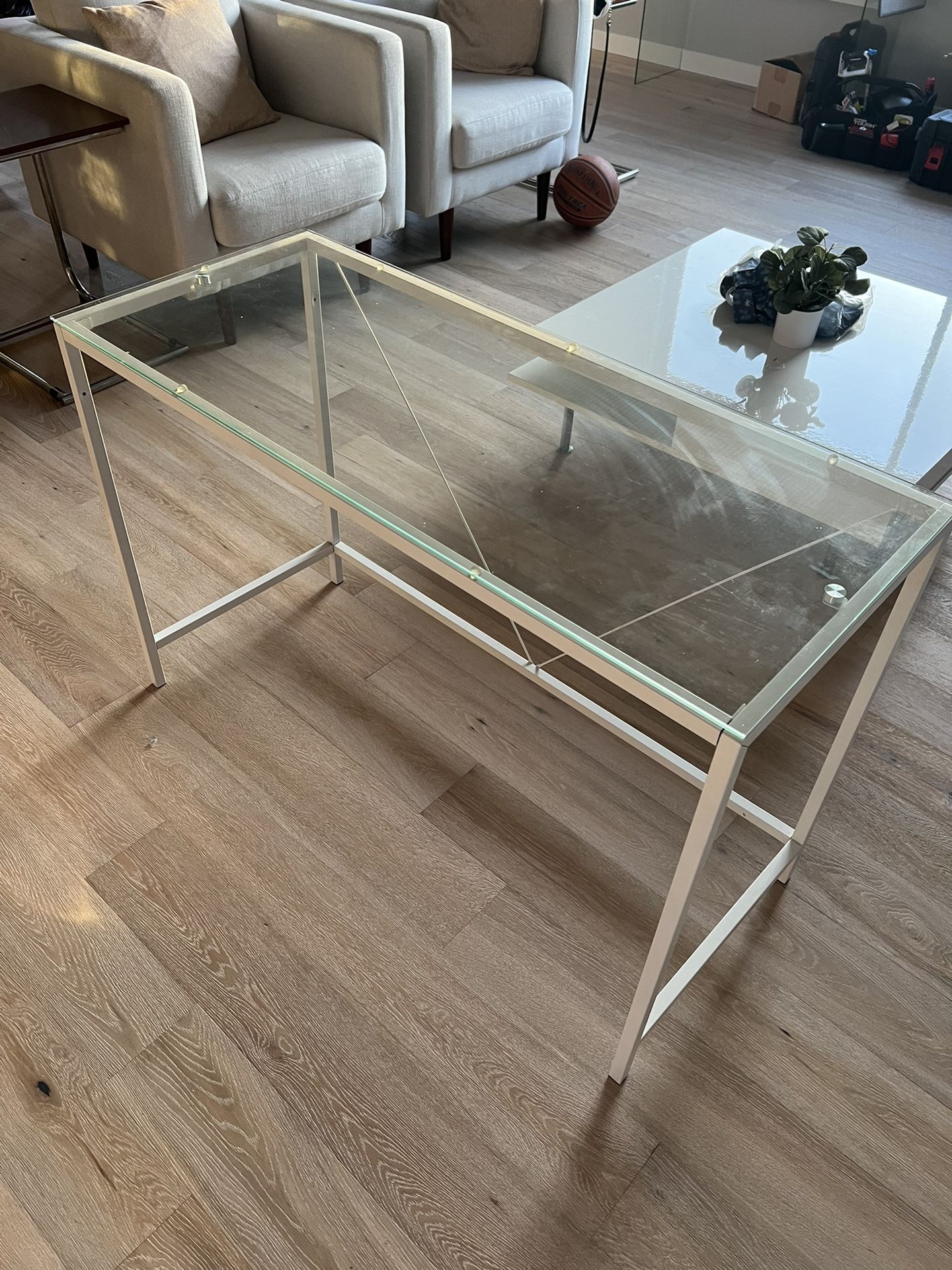 Glass Desk