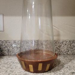 Brand New Hurricane Style Plant Stand Candle Holder 