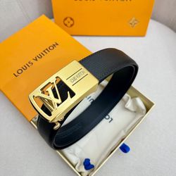 Louis Vuitton Leather Belt New 