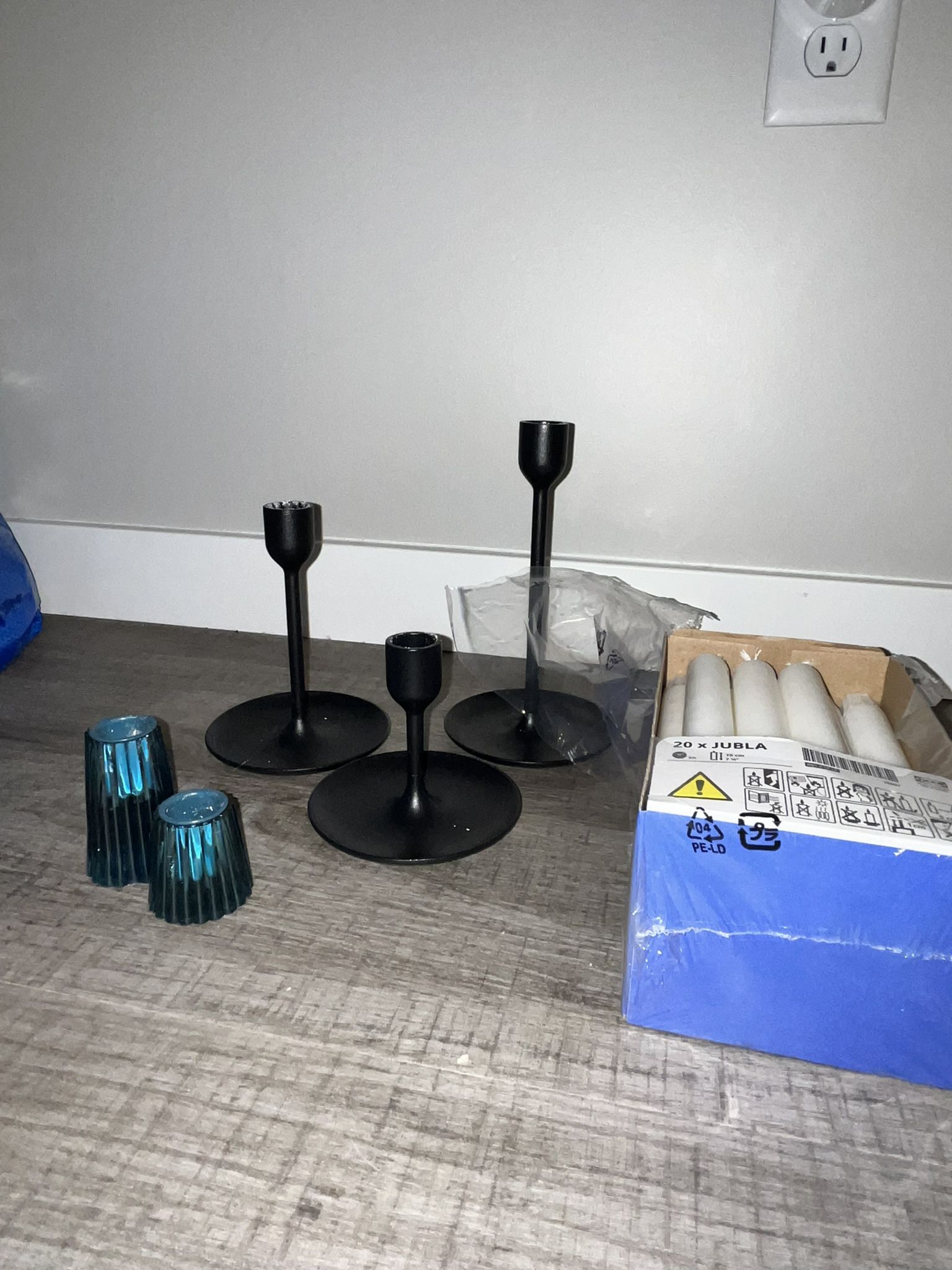 Candle Holder And Candle Sticks 