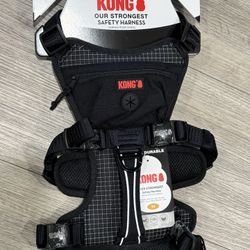 NEW Kong Ultra Durable Dog Harness Strong Safety  Adjustable Black Size M