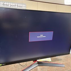 LG Nvidia G-Sync Gaming Monitor