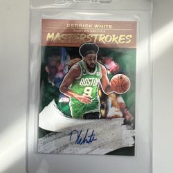 Derrick White 2022-23 Court Kings Auto Autograph Masterstrokes Celtics /75