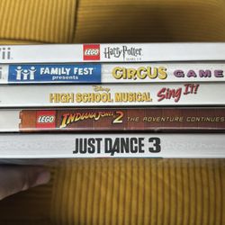 5 Wii Games Read Description 