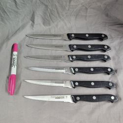 Showtime Five Star, Stainless,  Steak Knives #14