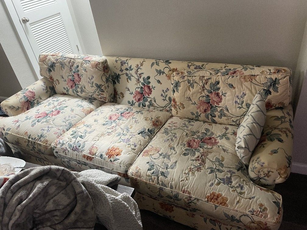 Floral Couch 