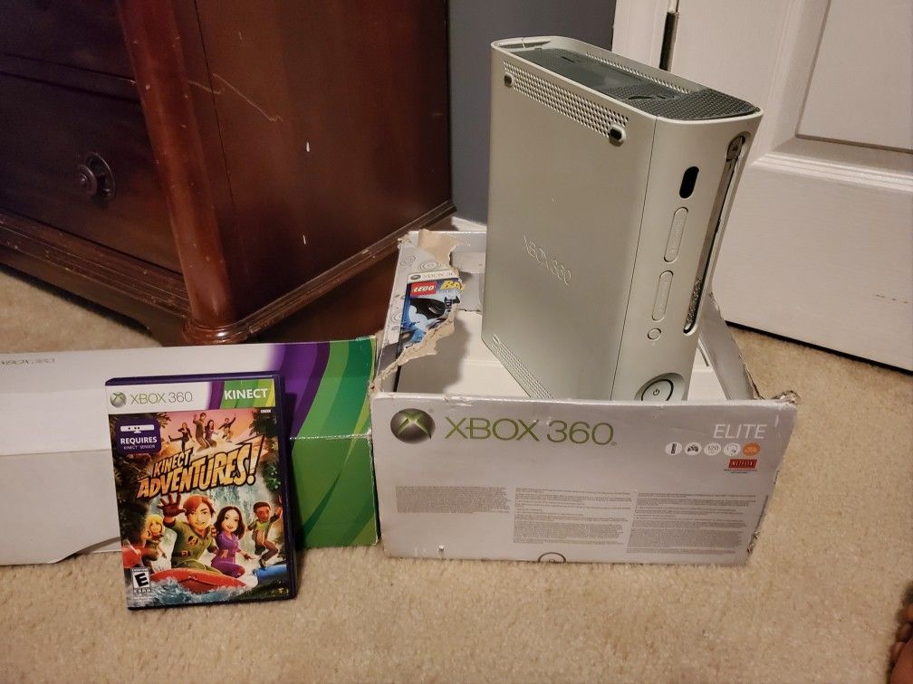 Xbox 360 + Kinect Sensor + Game 