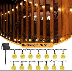 2 pack each 7m : 50 led solar light