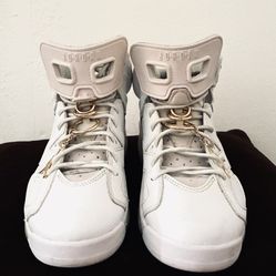 Air Jordan 6 (Dust Pink W/ Gold) Shoes