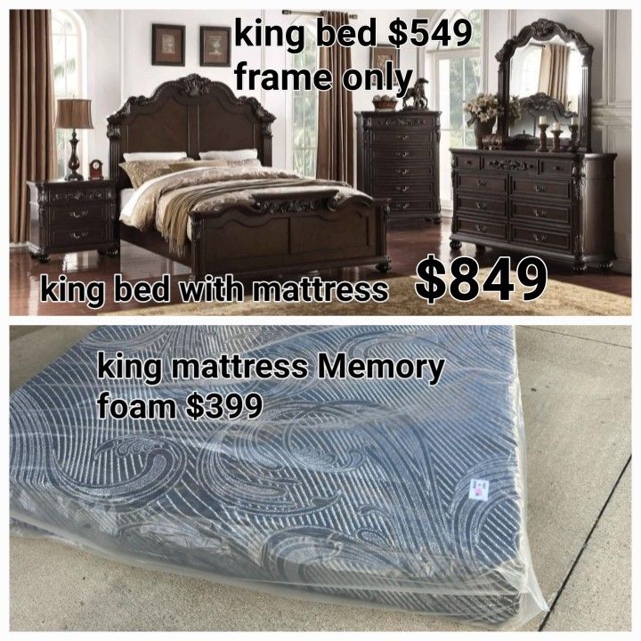 King Bed 549 Frame Only 