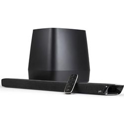 Polk Audio MagniFi 2 Sound Bar & Wireless Subwoofer (2020 Model) with 3D Audio & Built-in Chromecast - Universal 4K Compatibility - HDMI & Optical Cab