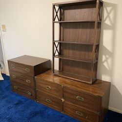 Desk and Dresser Set