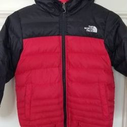 Boys North Face Down Filled Jacket Sz XS 6