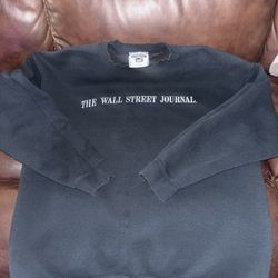 Sz Xl Vintage Made In The USA The Wall Street Journal Crew Neck 