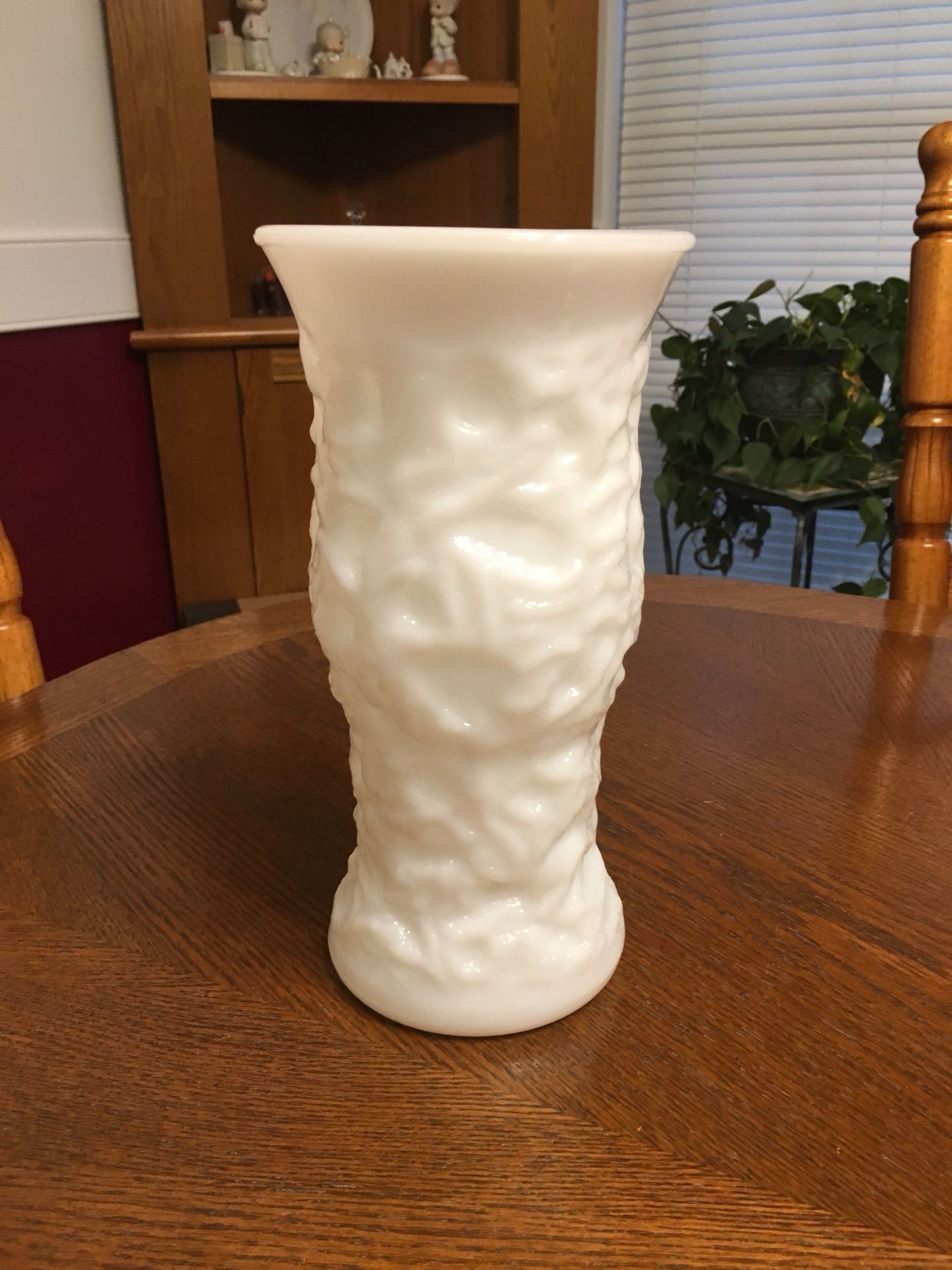 Antique Large Milk Glass Vase
