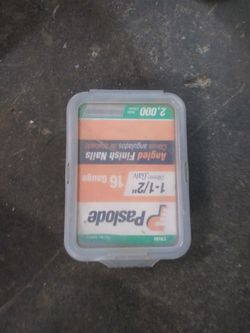 16 gauge angled finish brads