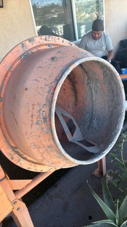 Cement Mixer Works Excellent