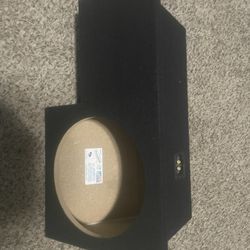 12" Single Sealed Sub Box, Fits 98-01 Dodge Ram Extended-Cab / Quad Cab