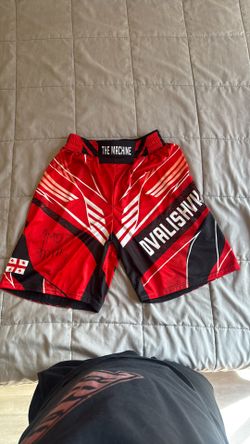 autographed dvalishvili MMA Signed Shorts Authentic Becket Verified