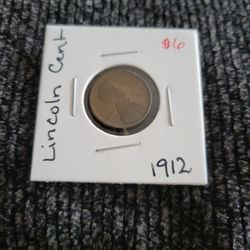 1912 Lincoln Wheat Cent 