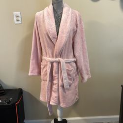 Juicy Couture Pink Robe Women’s Size Medium/Large No Tag Sleepwear  