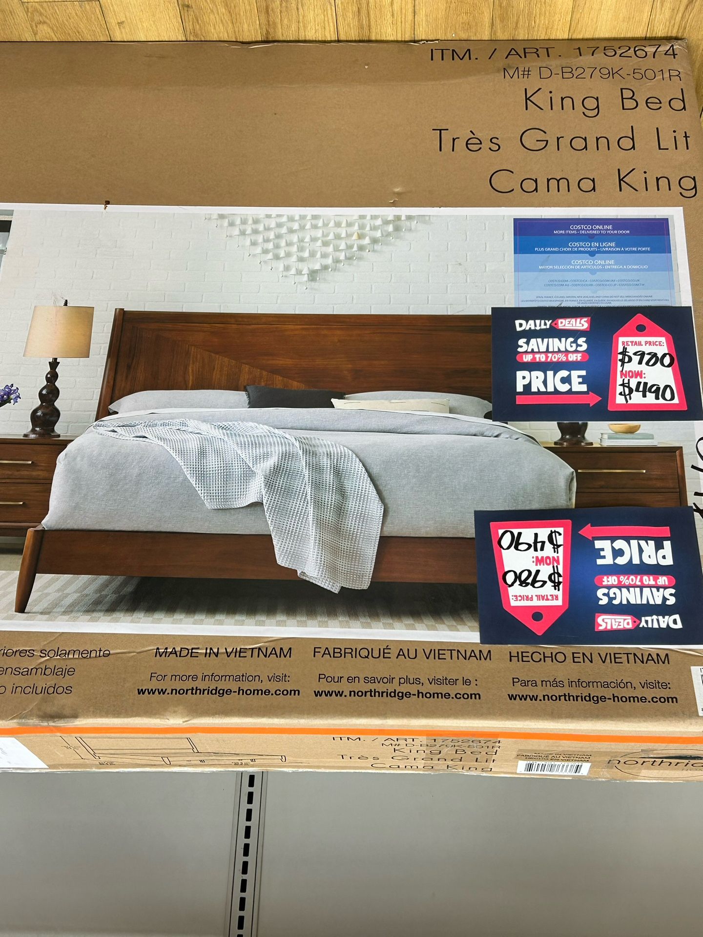 KING BED FRAME