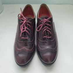Sperry Top Sider Women's Ashbury Burgundy Wingtip Oxford Size 6.5M 21(contact info removed)