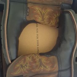 Men's Justin Original 11" Composite Toe Wellington Work Boot SE4818