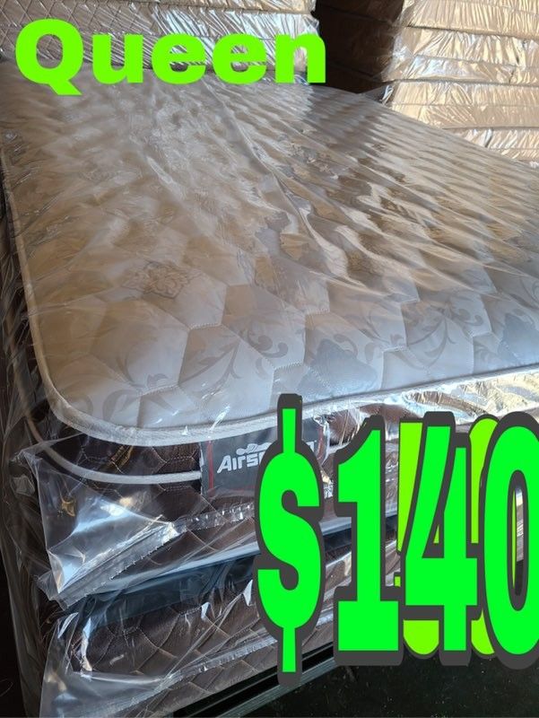 New Queen Plush Pillow Top