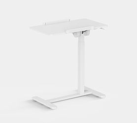 Height Adjustable Overbed Table, Portable Laptop Desk for Sofa Bed, Multi-Functional Standing Workstation