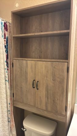Over toilet storage