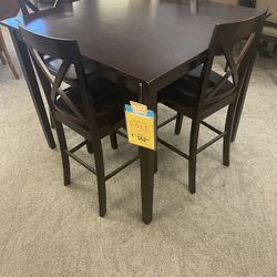 NEW THEODORE 5pc DINING COUNTER HEIGHT SET